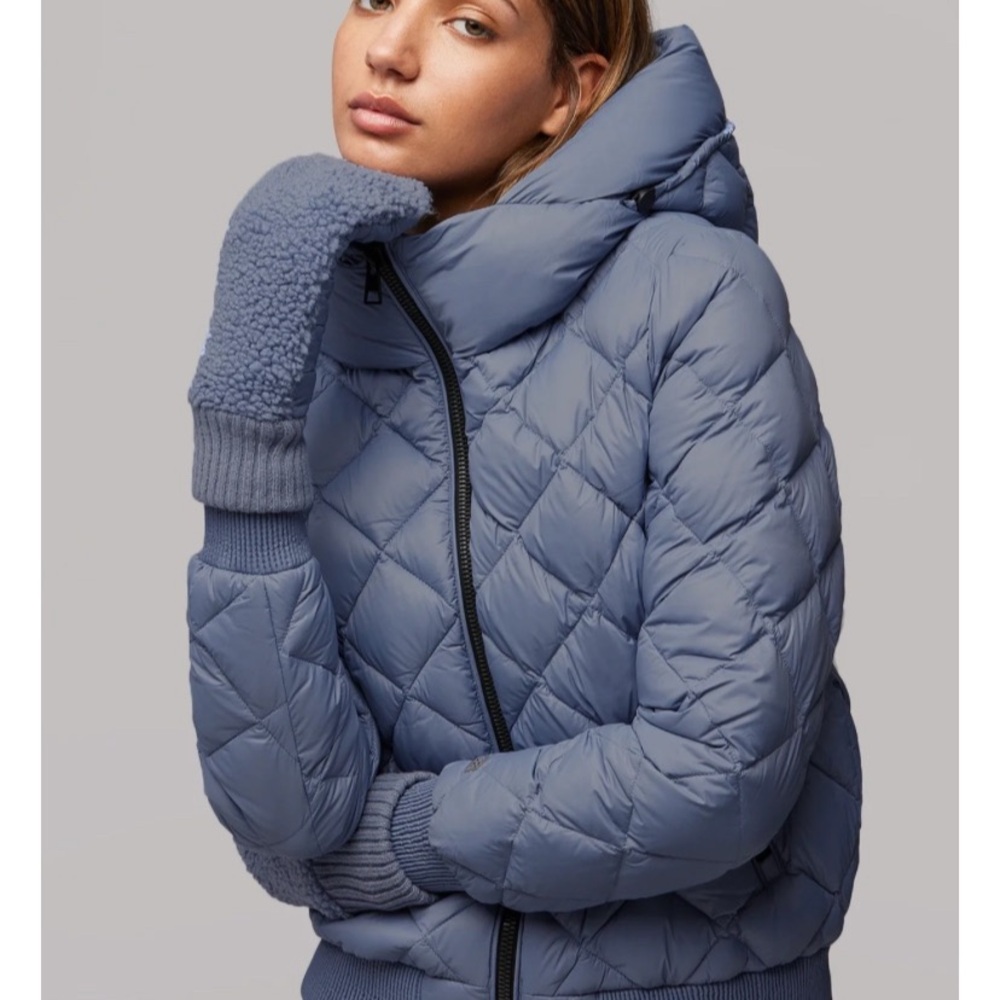 Soia & Kyo Sienna Blue Bomber Jacket